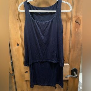 Susana Monaco navy blue women’s dress. Super comfortable and flattering. Size S